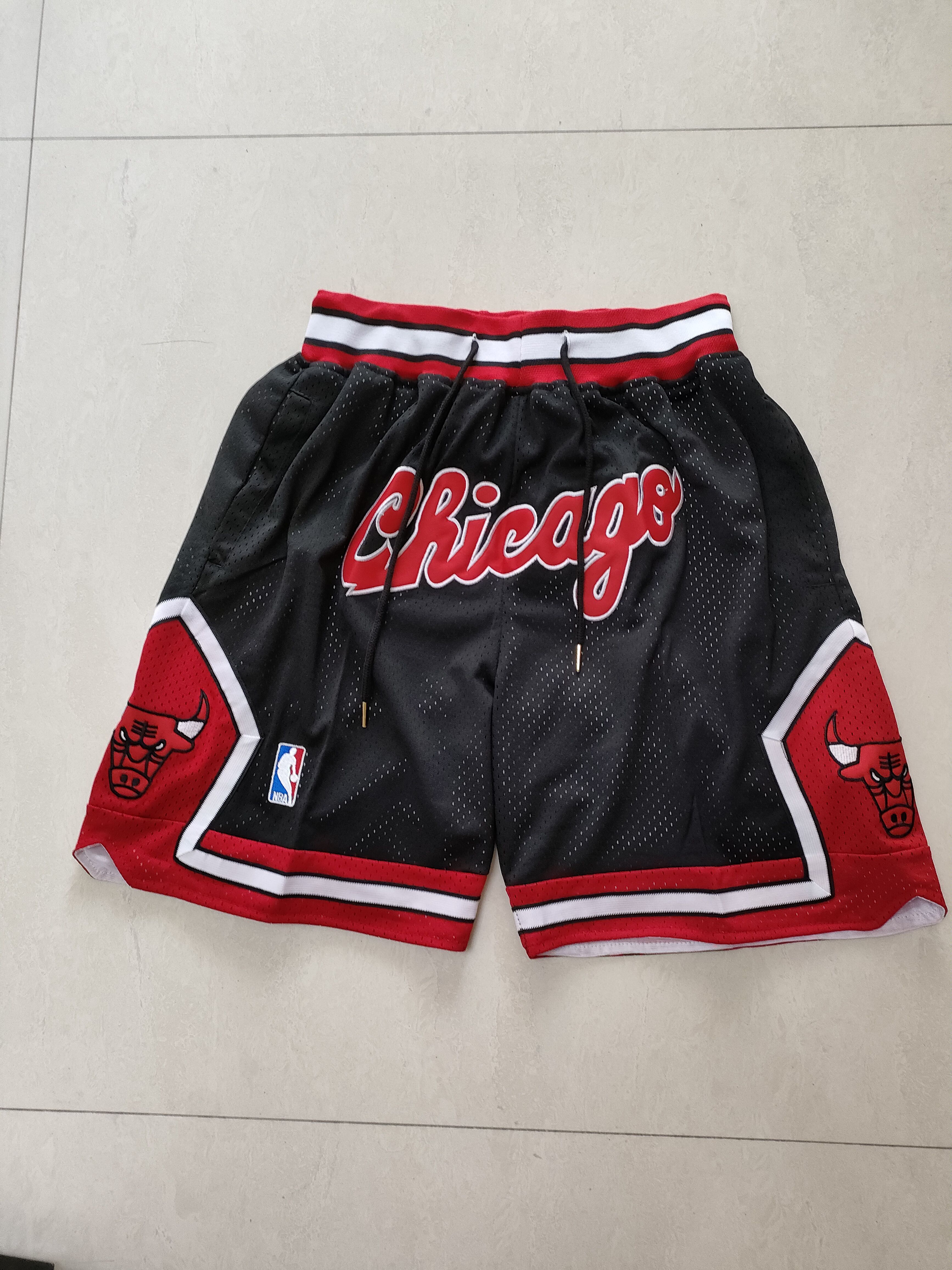 Men NBA Chicago Bulls Black Shorts 20230218->los angeles clippers->NBA Jersey